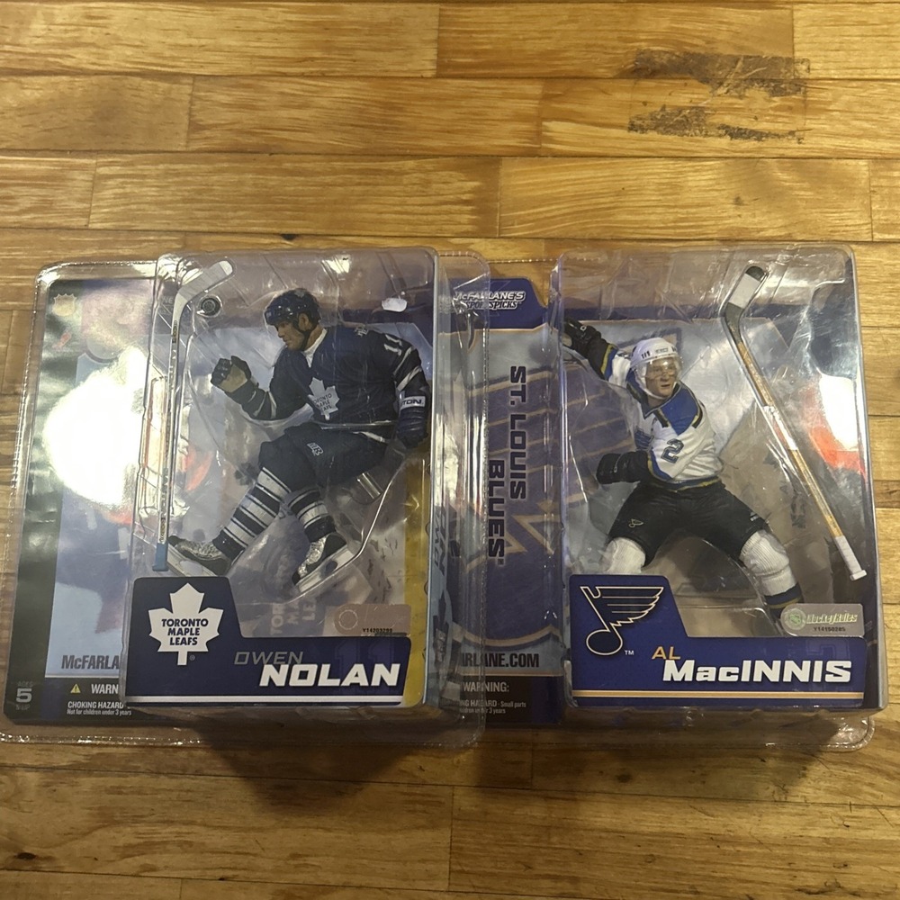 Toronto Maple Leafs Owen Nolan & Al MacInnis - NHL Series 7โ - McFarlane Toys